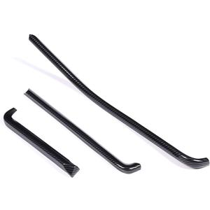 Carbon Fiber Instrument Panel Trim Compatible for Corvette C8 2020-2023 Interior Upgrade Kit Dry Carbon Material Adhesive Installation(Red)