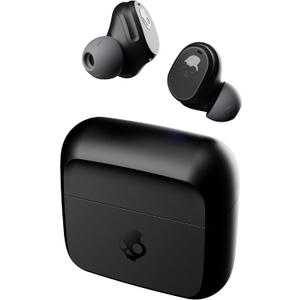 Skullcandy Mod Wireless Earbuds, Bluetooth Headphones, Up to 32 Hours Battery, Noise Isolating Fit, Sweat and Water Resistant, Microphone for iPhone Android - True Black