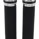 Motorcycle 7/8" Handle Bar Hand Grip For Yamaha For Honda For Suzuki silver