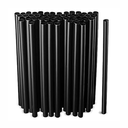 Assorted Colors Jumbo Smoothie Straws, Colorful Disposable Wide-mouthed Large Milkshake Straws 9'' Inches High/Tall 100 pack