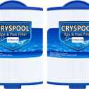 Cryspool PMA40-F2M Filter Compatible with PMA40-F2M, FC-0418, X268057, X268080, X268320, X268350, X268356, Spa Filter Cartridge, 2 Pack