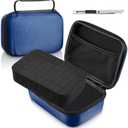 Relaxweex EVA Hard Case with Customizable Foam 7.8 x 6.3 x 3.5 Inch Protective EVA Carrying Case Shockproof Outdoor for Camera, Digital Products, Electronic Instruments with Knife, Blue