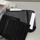 Peel and Stick Stair Carpet Treads for Wooden Steps, 15 Pack Indoor Black Stair Mats, Basement Safety Stick On Stair Rug Step Pads for Pet Dog, Elders and Kids