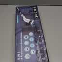 Electric Spin Scrubber Bathroom - Adjustable Handle Cordless Shower Scrubber, 2 Speeds, Bathroom Scrubber with 8 Replaceable Brush Heads, Power Scrubber for Bathtub Cleaning