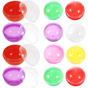 IMIKEYA 50pcs Clear Fillable Vending Machine - Colorful Plastic Balls for Crafts - Decorations and