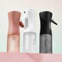 Kitsch Continuous Spray Bottle for Hair  Fine Mist Water Mister & Water Spray Bottle  Recycled Hair Spray Bottle  Spray Bottles for Cleaning, Styling, Plants & More  White, 150ml