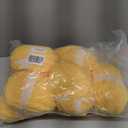 Chunky Yarn for Hand Knitting - #10 Chunky Chenille Yarn, Jumbo Big Thick Chunky Yarns for Crocheting, Super Bulky Chunky Knit Blanket Yarns, 8 Skein (25 yds 8 oz Each Skein), Yellow