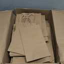 Toovip 90 Pack Plain Brown Kraft Paper Bags with Handles Bulk, Multiple 3 Assorted Sizes Gift Bags for Favors Grocery Retail Party Birthday Shopping Business Goody Craft Merchandise Take Out Sacks