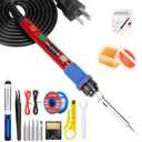 Soldering Iron Kit, 90W 110V LED Digital Soldering Iron with Ceramic Heater, Adjustable Temperature Soldering Welding Iron Kit, Auto-sleep, Thermostatic Design