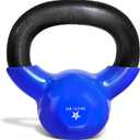 Yes4All Kettlebell, 5-100 LB Vinyl Coated Cast Iron Strength Training Kettlebells for Home Gym Exercises, Fitness, Full Body Workout Equipment, Push Ups, and Grip Strength