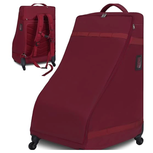 Car Seat Bag Backpack with Wheels for Air Travel Extra Large Padded Carseat Cover Carrier for Airplane Gate Check Bag