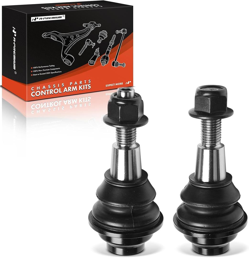 A-Premium 2 x Front Lower Ball Joints, Compatible with Chevrolet Silverado 1500 2019-2025, Tahoe/Suburban 2021-2025 & GMC Sierra 1500 2019-2025, Yukon/Yukon XL & Cadillac Escalade/Escalade ESV