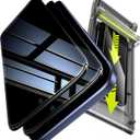 WSKEN for iPhone 17 Pro Max Privacy Screen Protector - 3D Full Coverage, 24 Anti Spy & Auto Installation Full Edge Coverage Case Friendly Fit Tempered Glass Screen Protector 17 ProMax