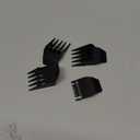 Professional Peanut Clipper Guards for Wahl Peanut  From 1/8 Inch to 1/2 Inch, Fits for Wahl Peanut, Black-4PCS (4Pack)