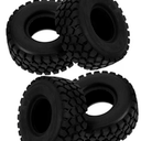4 Pcs Toy Truck Tires Toy Car Wheels DIY Toy Wheels Wheels Car Toy Black