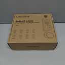 Ulecoce Fingerprint Keypad Deadbolt with Handle Set, Keyless Entry Door Lock, Door Locks for Front Door Lock Set, App Control, Auto Locking, Easy to Install, Matte Black