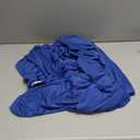 SuperO Waterproof Spandex Table Cover for 8FT Table Universal Fitted Stretch Tablecloth for Party, Banquet, Wedding and Events-Royal Blue (96" x 30" (Rectangular))