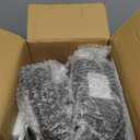 LHUKSGF Greenhouse Heater with Thermostat, Outdoor Heaters for Patio, 3 Modes for PTC Ceramic Fast Heating, Overheat Protection, IPX4 Waterproof for Greenhouse, Grow Tents, Patio, Black