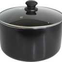 IMUSA 10.0qt Bistro Aluminum Nonstick Dutch Oven with Glass Lid and Cool Touch Handles