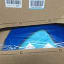 Vinsot Kayak Seat Cushion with Storage Bag for Universal Non Slip Paddle Board Seat Adjustable Boat Chair Seats with 4 Straps and High Backrest Support Kayak Boat Sup Canoe Fishing(Blue and Green), about 12 x 15.75 x 18 inches/30.48 x 40.01 x 45.72
