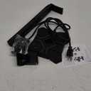 KDD Headphone Stand with USB Charger, Controller Stand for Desk, Headphone Holder with 2 USB Charging Ports and 3 AC Outlets, Accessories for Desktop (Black)