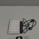 SOLAKAKA K21 RGB Backlit Tri-Mode Transparent Wireless Mechanical Number Pad Supports 3 BT/2.4GHz/Type C Wired,Hot Swappable 21 Keys Mechanical Numpad with Transparent Keycaps White