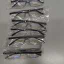 Gaoye 6 pack 1.25 Executive Style Reading Glasses Men - Durable Readers with Blue Light Filtering- Comfortable Fit with TR90 Frames (Black)