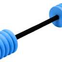 Soulchen Long Aquatic Exercise Dumbbells Foam Water Weights Dumbbell Aquatic Pool Barbells with High Density EVA Foam for Swim Water Aerobics Workouts Loss (29.13 Inch, Blue)