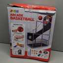 JOYIN Arcade Basketball Game Set with 4 Balls and Hoop for Kids 3 to 12 Years Old Indoor Outdoor Sport Play - Easy Set Up - Air Pump Included - Ideal for Competition