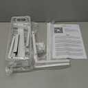 2 Pack Under Sink Organizer With Smooth Cylindrical Rail,2-Tier Pull Out Multi-Purpose Cabinet Storage for Bathroom&Kitchen,Height Adjustable,Rust-resistant Coating-White (2 Pack-15.7"Dx11"-16.14"H)