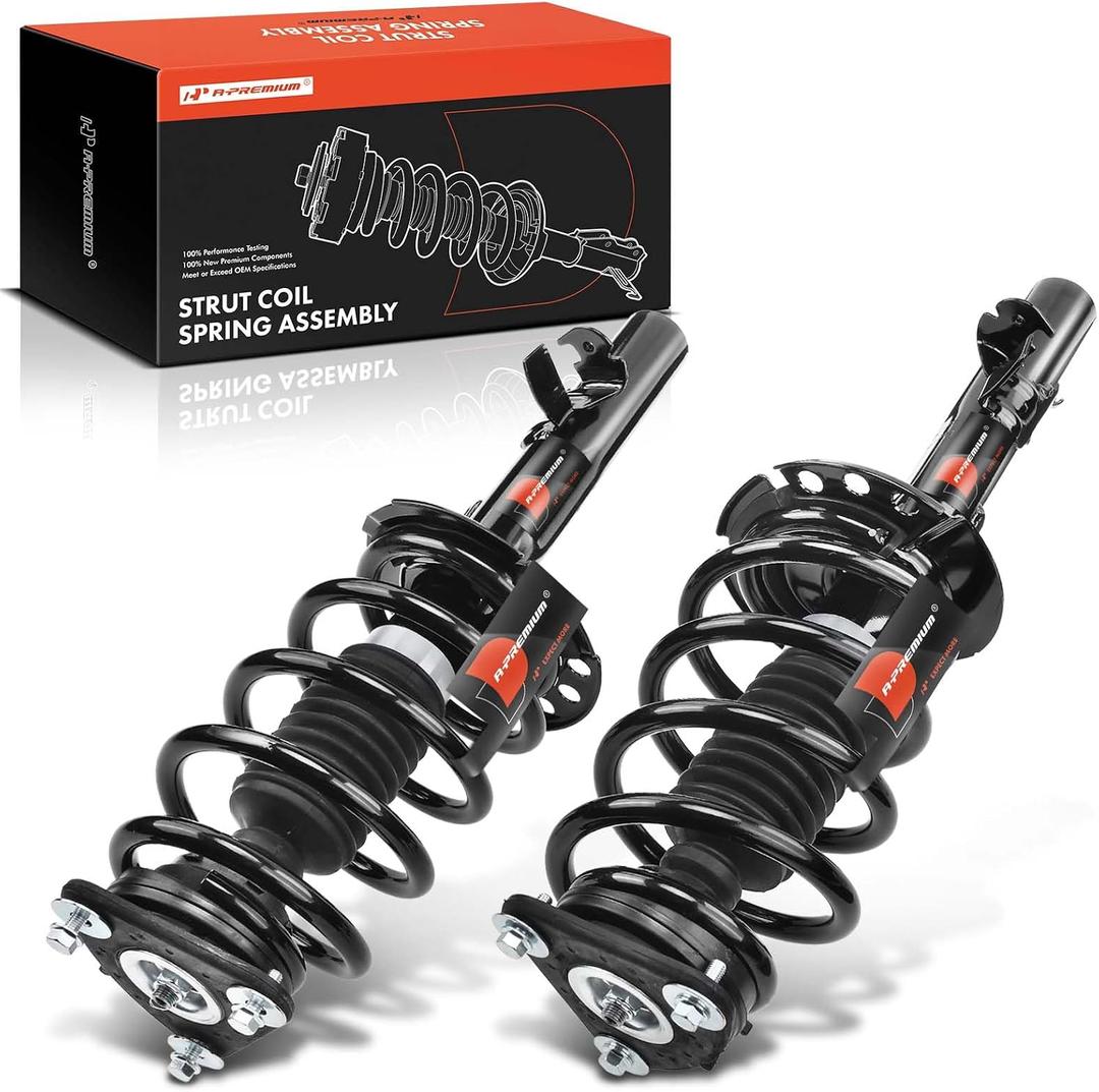 A-Premium Front Complete Strut Assemblies with Coil Springs, Set of 2 | Compatible with Ford Escape 2014