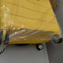 Traveler's Choice Pagosa Hardshell Expandable Luggage with Spinner Wheels, Yellow, 30-Inch Large