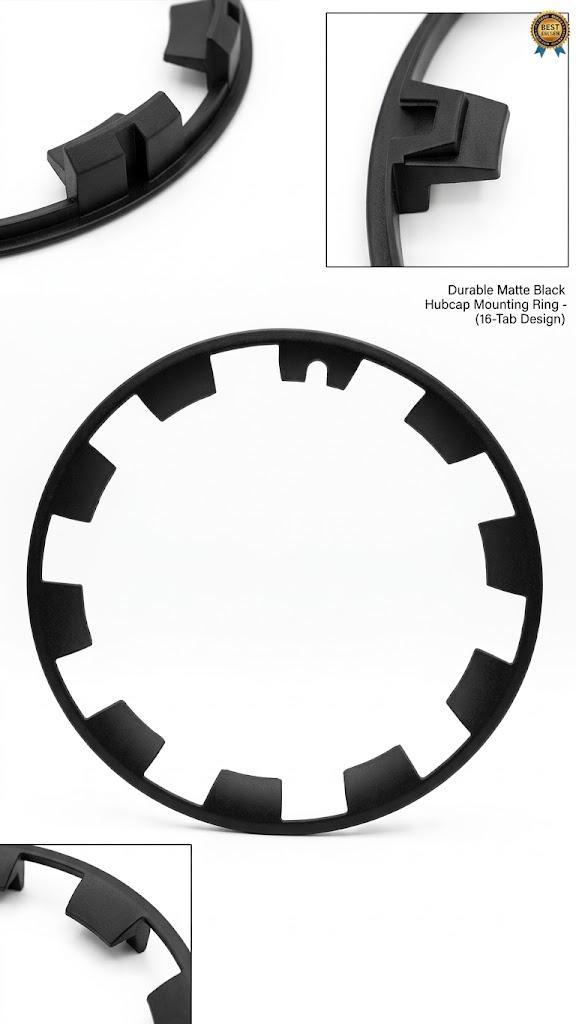 20 Inch Wheel Rim Protector Hubcaps for Tesla Model Y 2020-2024 Induction Wheels Rim Cover Tire Trim Rings Model Y Accessories(Matte Black)
