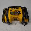 DEWALT Tire Inflator Portable Air Compressor 20V MAX, Air Pump with Automatic Shut Off, LED Light, Tool Only (DCC020IB)