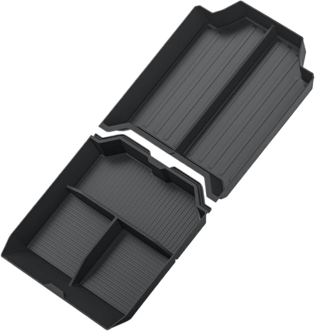 Compatible With Tesla Cybertruck 2024 Center Console Lower Storage Box Car Interior 2pcs