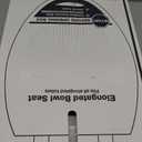 KOHLER 4636-RL-0 Cachet ReadyLatch Elongated Slow Close Toilet Seat, Soft Close Toilet Seat Quiet Lid, Contoured Grip-Tight Bumpers Installation Hardware, Apartment Essentials, White