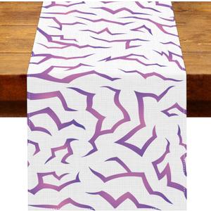 Demon Movies Hunters Table Runner Korean Pop Birthday Party Decoration Cozy Anime Gamer Music Home Kitchen Dining Room Table Decor (13" x 72")