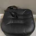 YOUFI 6 Inch Leather Adult Car Booster Seat Cushion for Short People, Black
