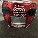 Odyssey Golf S2S AI-Dual Putter, Left, Graphite, 33 Inches, Jailbird, Center Shaft, Pistol Grip, Black/Red