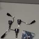 For 2007-2013 GMC SIERRA 1500 2500 light Bulbs, 9005 High Beam H11 Low Beam H16 Fog Light License Plate Lights Combo, 8PCS