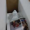 NEEDOMO Lanterns Decorative Outdoor & Indoor, Set of 3 Outdoor Lanterns for Porch, Vintage Candle Lantern Decor for Living Room, Fireplace, Kitchen Dining Table, Patio, Garden, Wedding, White (White-24"/18"/12"h)