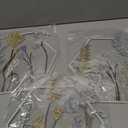 Peryiter 3 Pcs Metal Flower Wall Decor Minimalist Floral Wall Hanging Decor Metal Flower Rustic Floral Art for Spring Living Room Bathroom Kitchen Indoor Outdoor(Beige Gold)