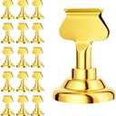 Urban Deco 13Pieces Table Card Holder Place Card Holders 1.7 inches Gold Steel Card Holders for Photos, Food Signs, Memo Notes, Weddings, Restaurants, Birthdays. (Gold)