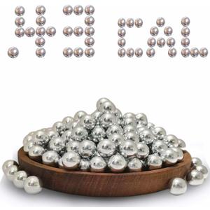 100Pcs 200Pcs 300Pcs .43 Caliber Hard Aluminum Balls, 1.83g Reusable Balls for Self Defense & Target Practice