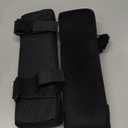 Office Chair Armrest Covers, Set of 2 Comfortable Armrest Elbow Pillow (2 Black Armrest Pillow)