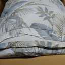 Tommy Bahama - King Comforter Set, Reversible Cotton Bedding with Matching Shams, Super Soft Bedding Set (Bakers Bluff Blue, King) (Off White/Blue/Grey)