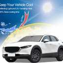 Windshield Sunshade for Mazda CX-30 2020-2026 Accessories Front Window Sun Shade Foldable Reflective Sun Visor Custom Sunscreen UV Blocker Privacy Protector HeatShield Keeps Your Vehicle Cool