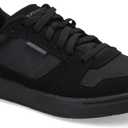 Skechers Mens Work Relaxed Fit Watab Shred Treads Athletic Non Slip Work Shoes, 9.5, Black
