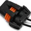 Pack of 4 PTA1015, S-524, S524, 6S1047 9005 9006 Bulbs Combo Connector Wiring Harness Pigtail Plug Wire 9005/Hb3 9006/Hb4 Halogen Fog Light Bulbs