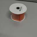 Solid Canvas Wired Edge Ribbon, 10 Yards (New Orange, 2.5 Inch)